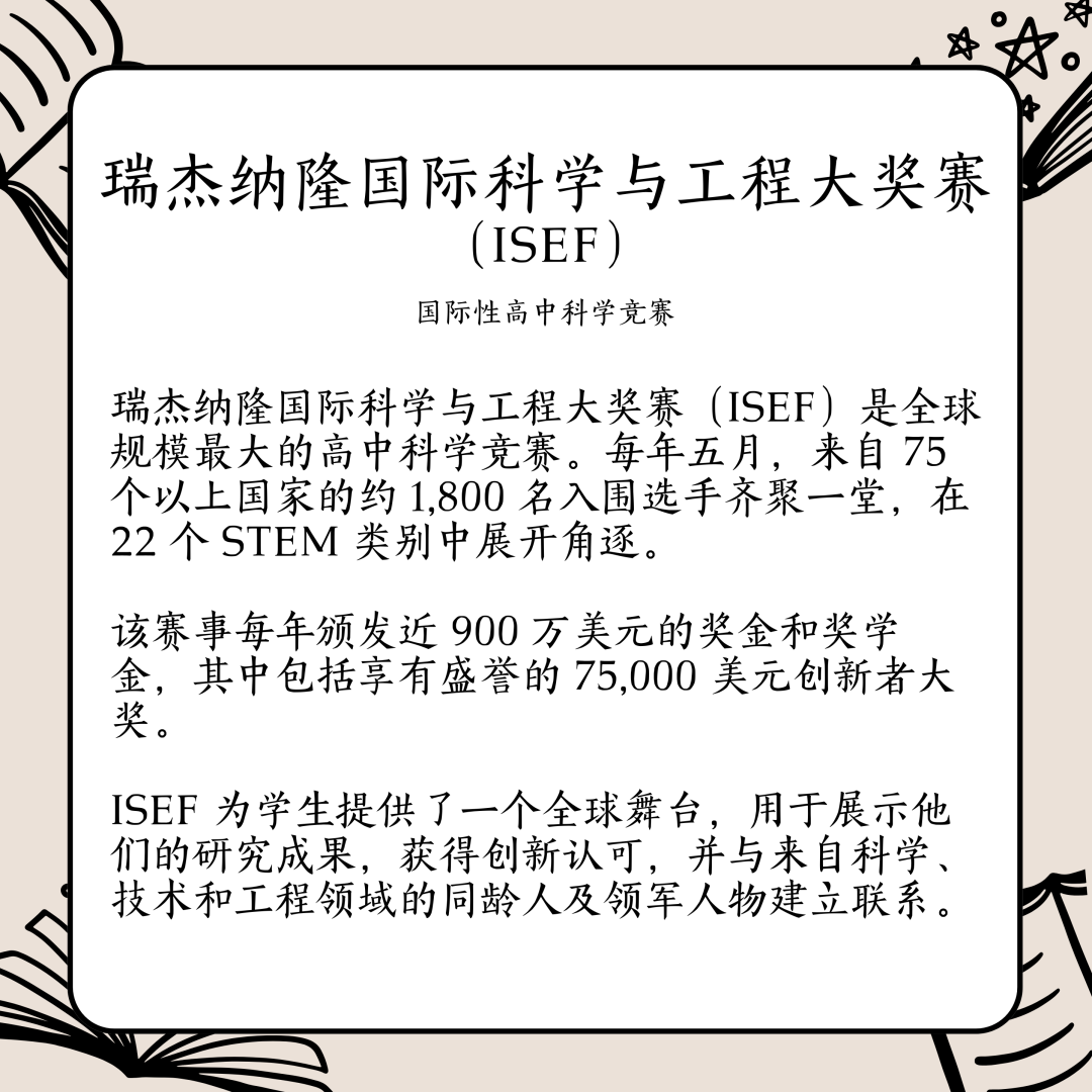 揭秘能进顶级名校的STEM竞赛（二）