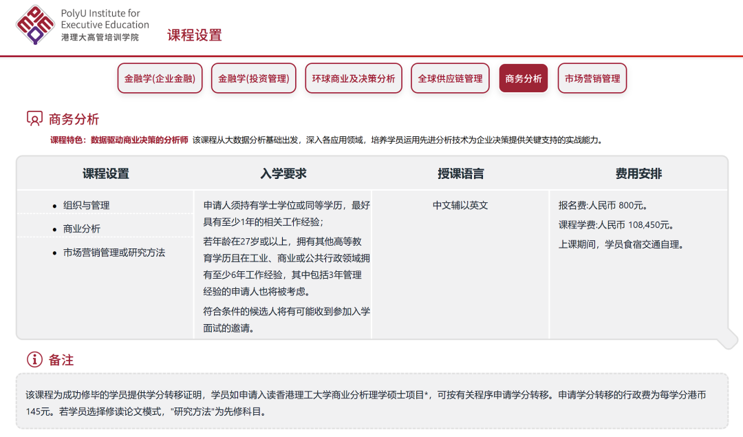 重磅！港理工上新6大商科高管项目！学分可直接转申港理工硕士！