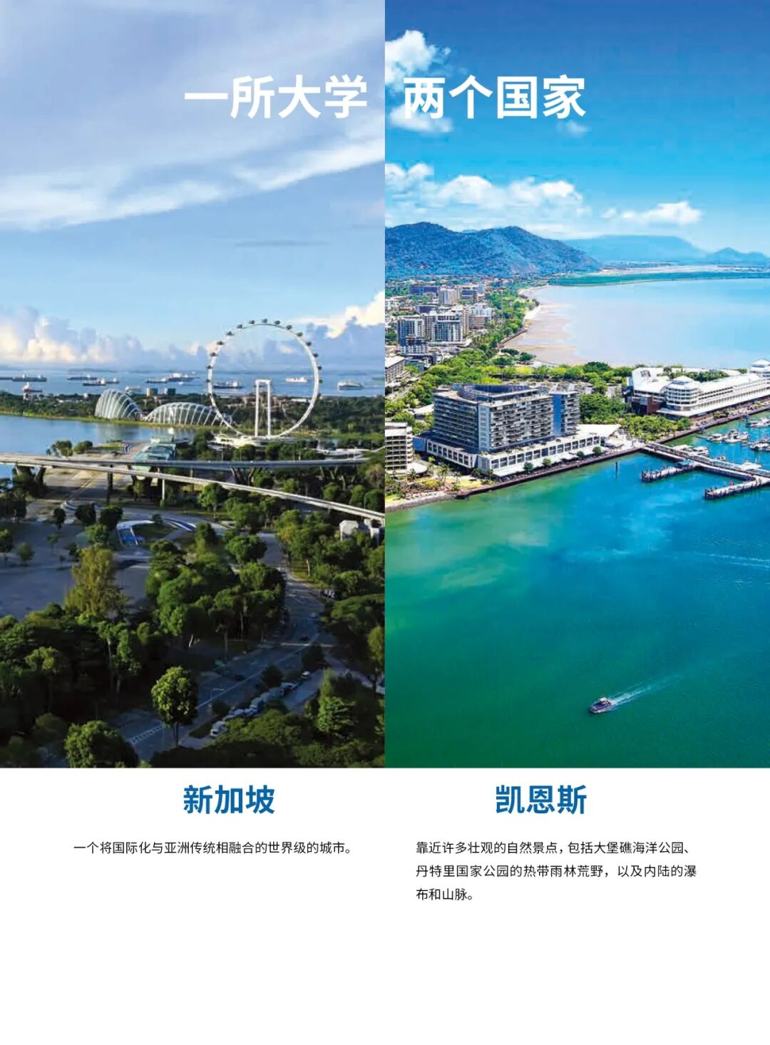 新加坡留学 | 2025年江西财经大学詹姆斯库克大学(新加坡校区)2+2国际本科项目招生简章！