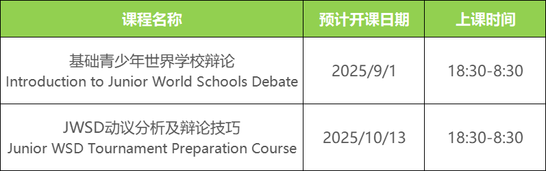 从基础到卓越，JWSD大师课助力每位辩手找到属于自己的表达力量！