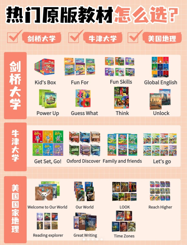 保姆级规划|剑桥牛津英语原版教材大对比！