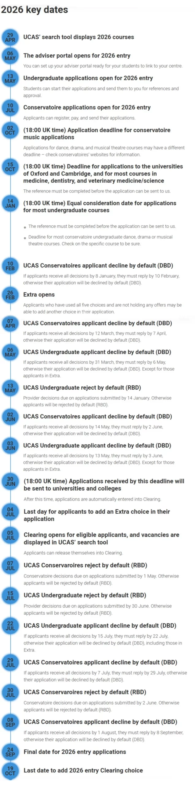 重磅！UCAS 26fall正式开放申请，政策有哪些变化？(附核心时间轴)