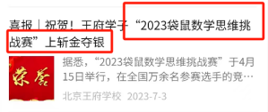 袋鼠数学竞赛是水赛？别因为信息差耽误孩子拿高金含量国际证书！