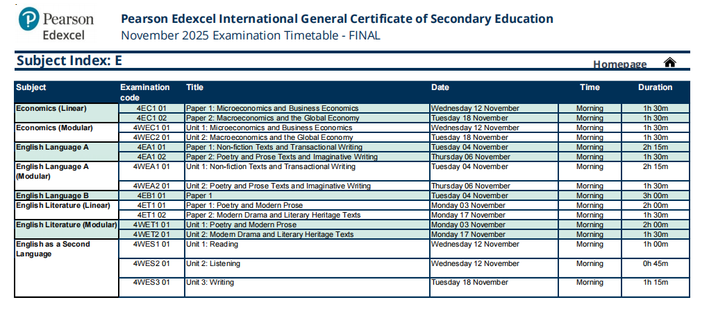 2025秋季 A-Level/IGCSE 考试安排来啦！含三大考局关键节点梳理