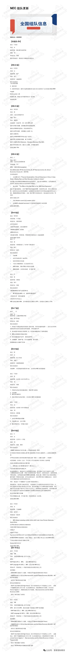 NEC商赛初选站/中国站/全球站环节+培训课程咨询