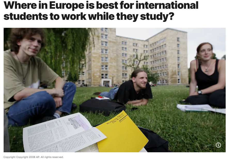 留学生打工地图：在欧洲哪些国家最适合边学边赚？