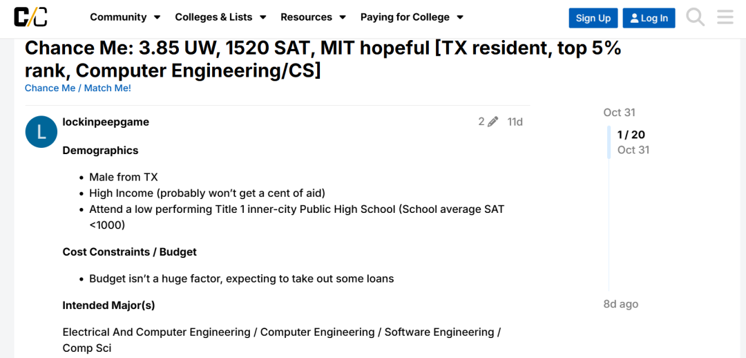 不同GPA、SAT、ACT段位的学生冲击Top30大学的把握究竟有多大？