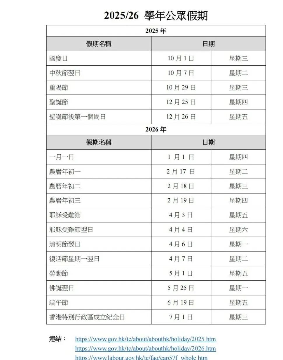 香港中小学假期大盘点！提前规划孩子新学期！