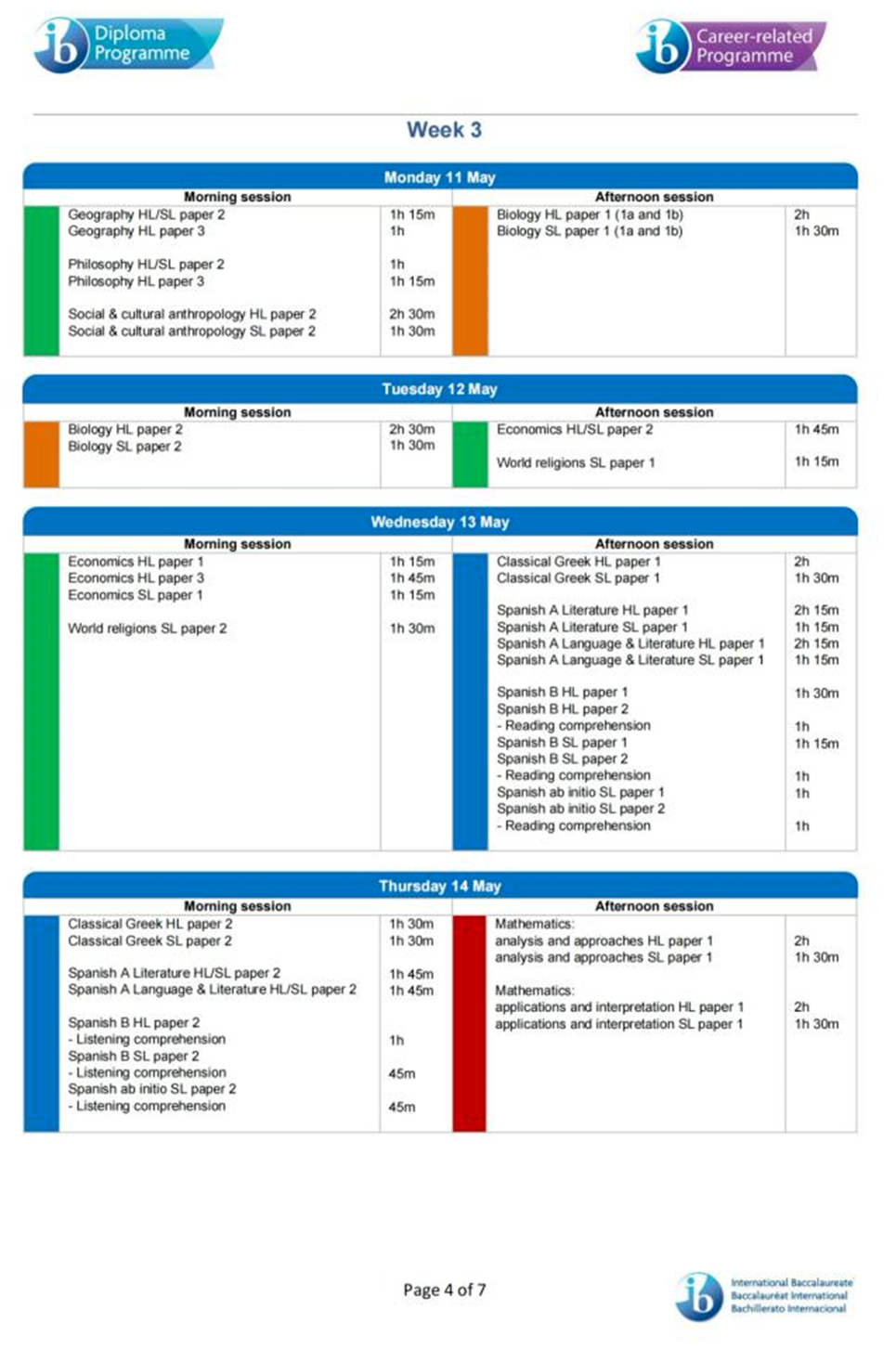 2026 IB大考时间/考试安排,考纲新变来啦! 2026 IB大考时间/考试安排,考纲新变来啦!