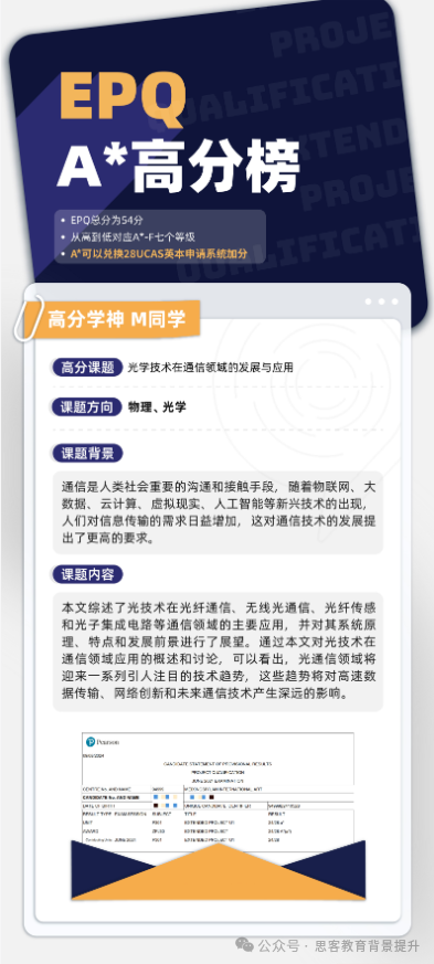 EPQ助力香港、英国、新加坡等多所顶尖名校申请!附EPQ辅导 EPQ助力香港、英国、新加坡等多所顶尖名校申请!附EPQ辅导