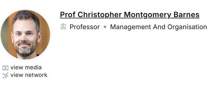新加坡国立大学全奖博士项目（Christopher Montgomery Barnes教授）