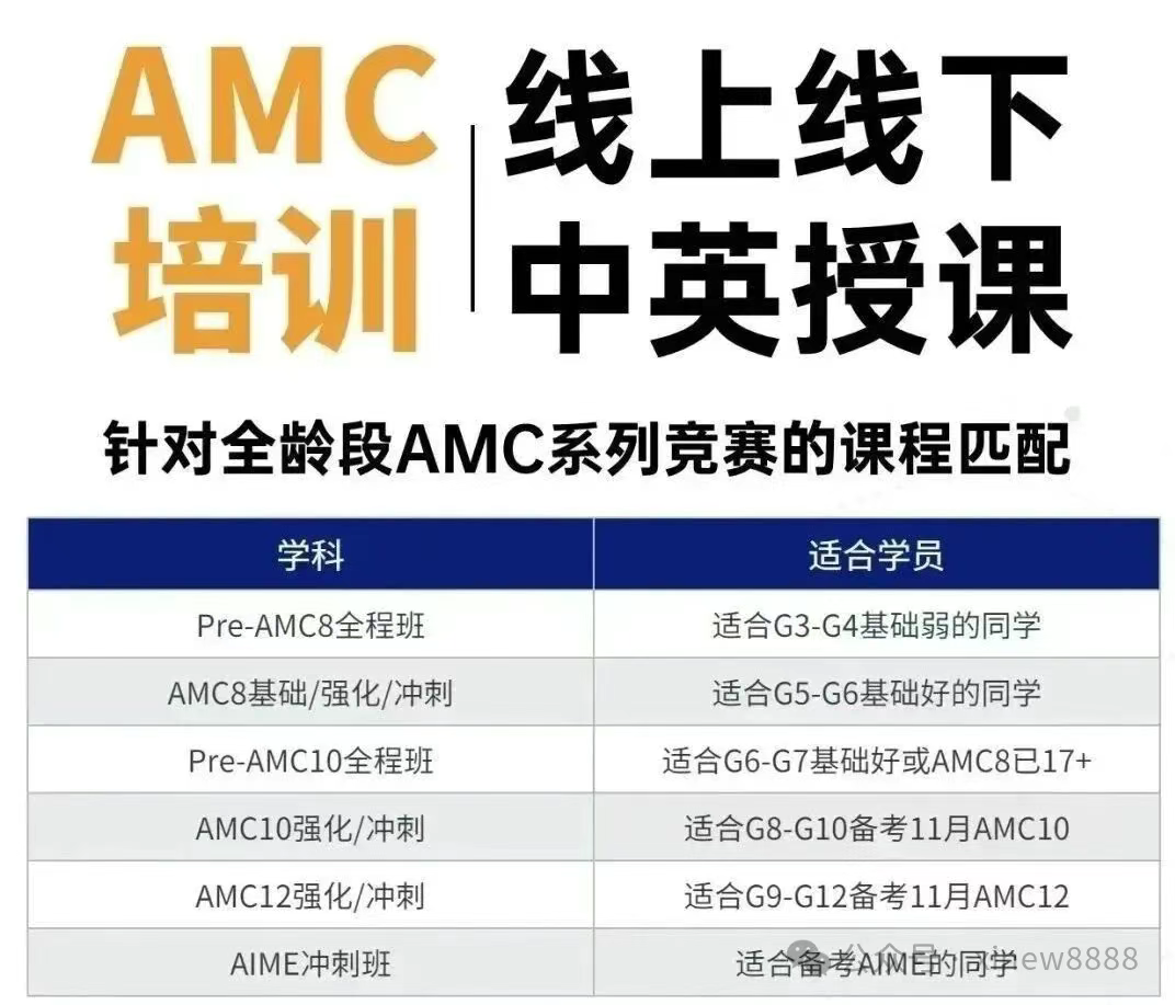 为什么上海牛娃都在打AMC8数学竞赛?3-5年级学生如何备考?附AMC8竞赛培训课程 为什么上海牛娃都在打AMC8数学竞赛?3-5年级学生如何备考?附AMC8竞赛培训课程