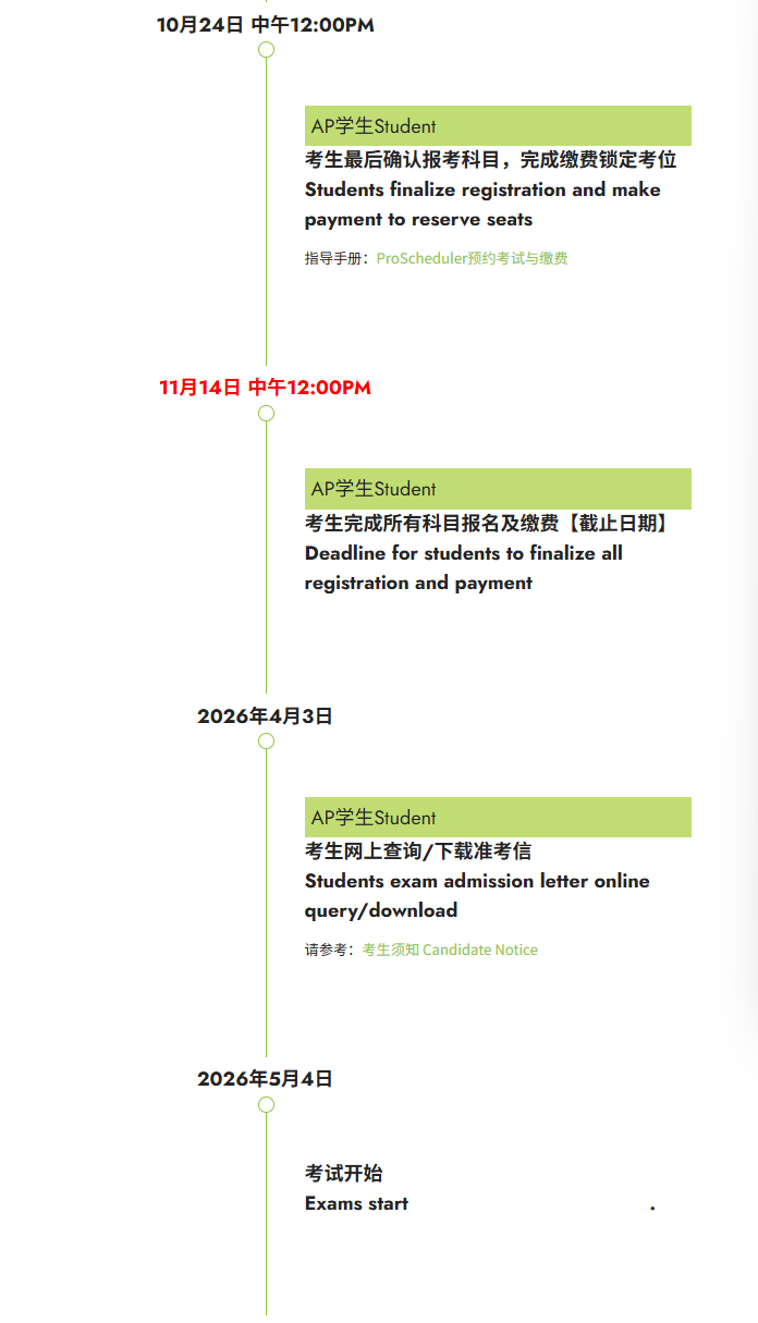 2026年AP四大考区报名进度盘点，大陆新增社会考生报名！