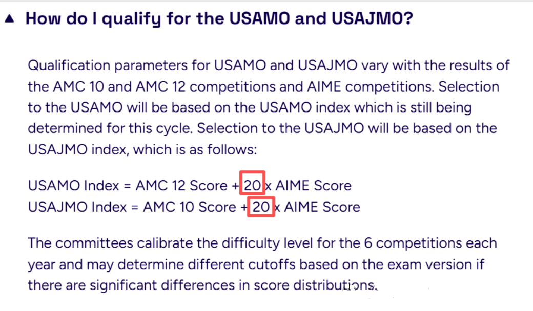 USA(J)MO晋级规则调整AIME越来越重要？附AMC10/AMC12/AIME培训课程