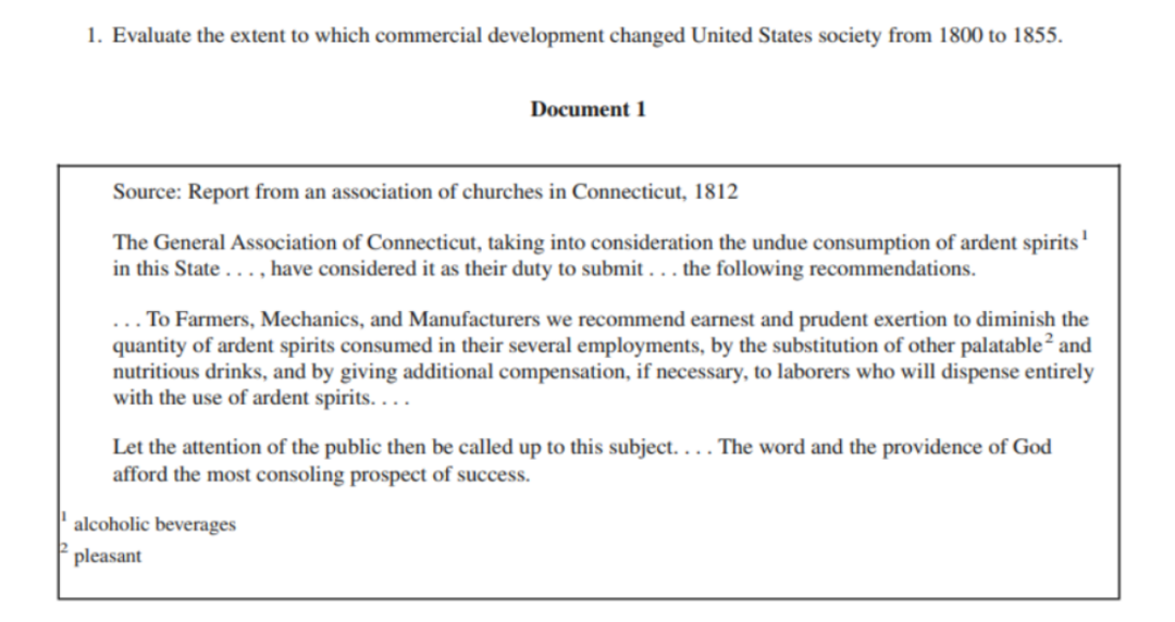 AP美国历史各章节重点