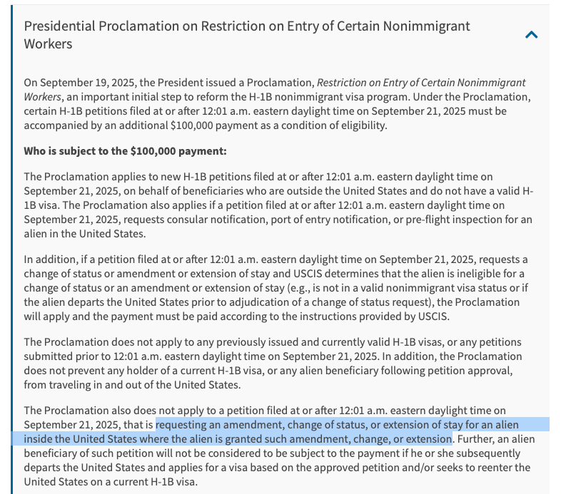 H1B十万美金新政反转,在美留学生豁免!美国本土教育含金量还在上升 H1B十万美金新政反转,在美留学生豁免!美国本土教育含金量还在上升