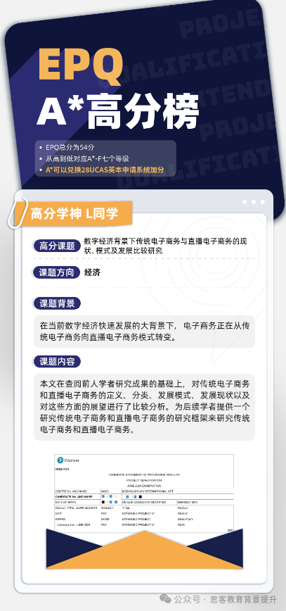 EPQ助力香港、英国、新加坡等多所顶尖名校申请!附EPQ辅导 EPQ助力香港、英国、新加坡等多所顶尖名校申请!附EPQ辅导