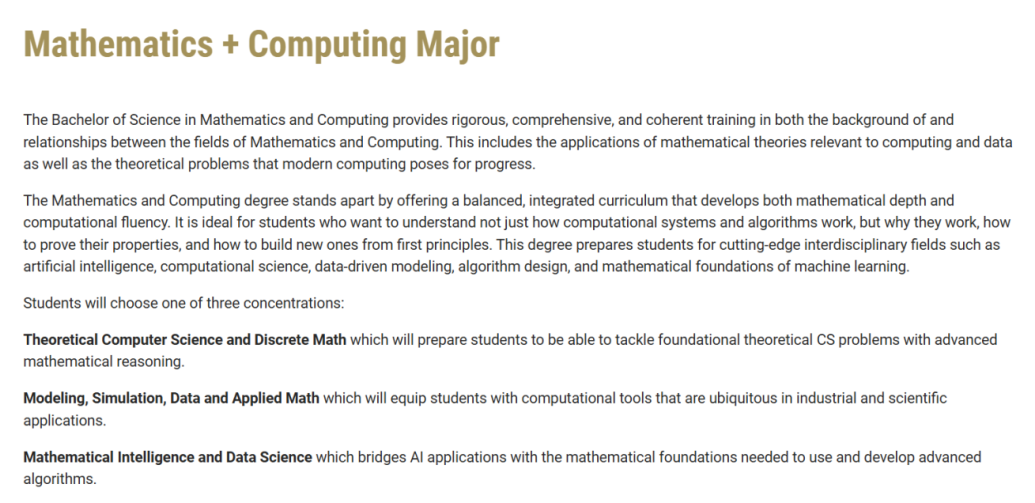 佐治亚理工新开「数学+计算机」本科专业,解锁AI时代的超强“双剑合璧”! 佐治亚理工新开「数学+计算机」本科专业,解锁AI时代的超强“双剑合璧”!