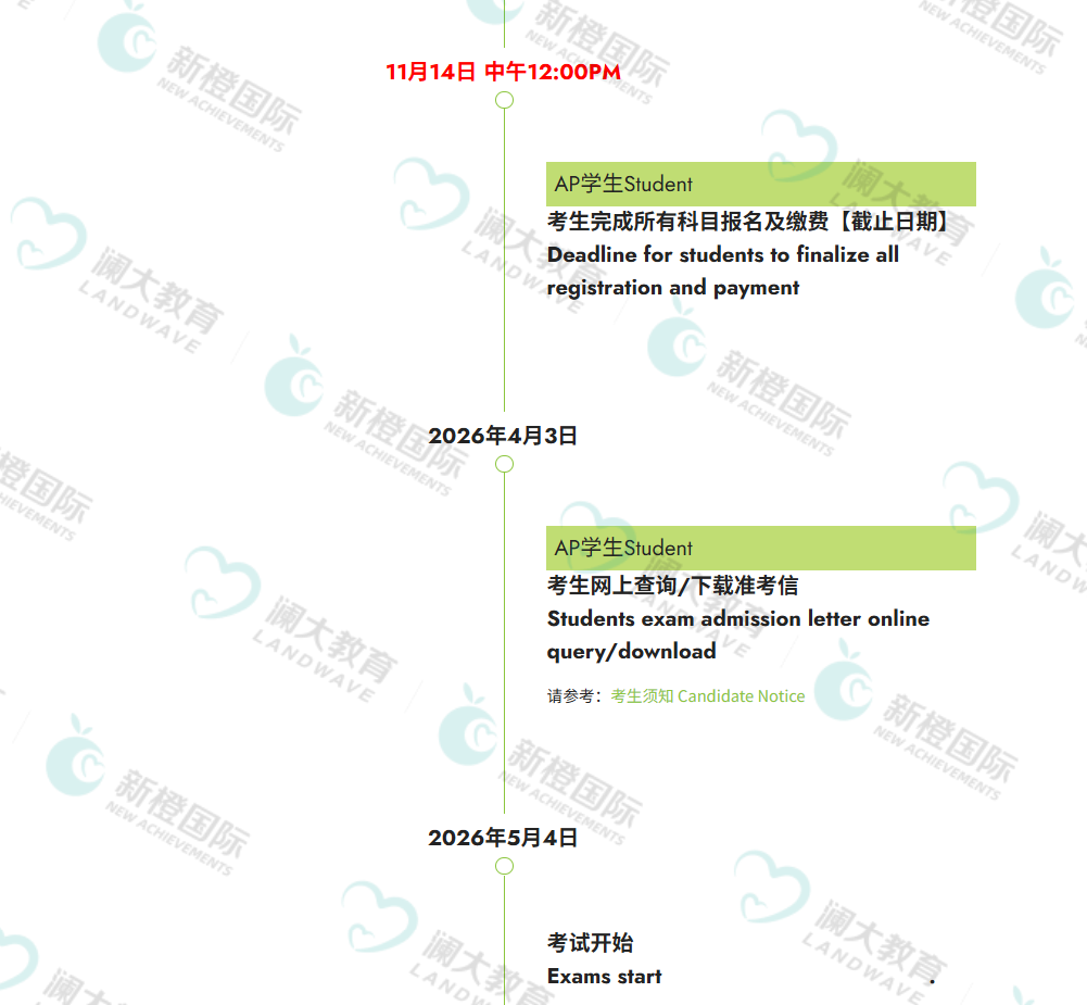 2026年AP考试即将截止报名，还有新政首次落地！（附中国大陆/香港/新加坡/韩国考试局AP报名流程）