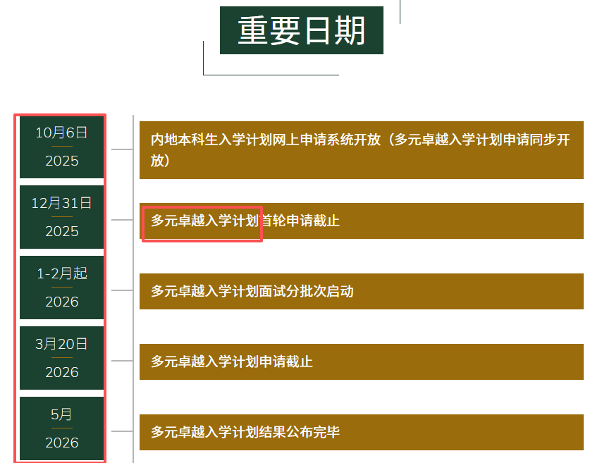 高考生加30分！2026香港大学多元卓越计划12月31日首轮截止