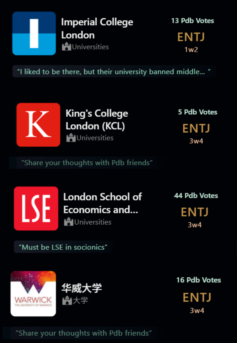 牛津大学原来是INTJ?快来看看你的学校是什么类型? 牛津大学原来是INTJ?快来看看你的学校是什么类型?