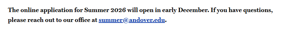 美国顶尖私校2026年夏校申请开放时间整理