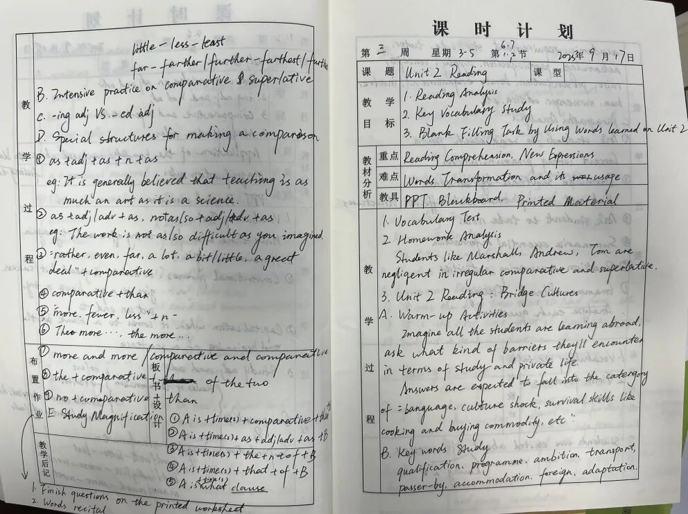 笔墨生辉处 学风正当时|上机构雅学校2025学年第一学期教案检查及作业评比