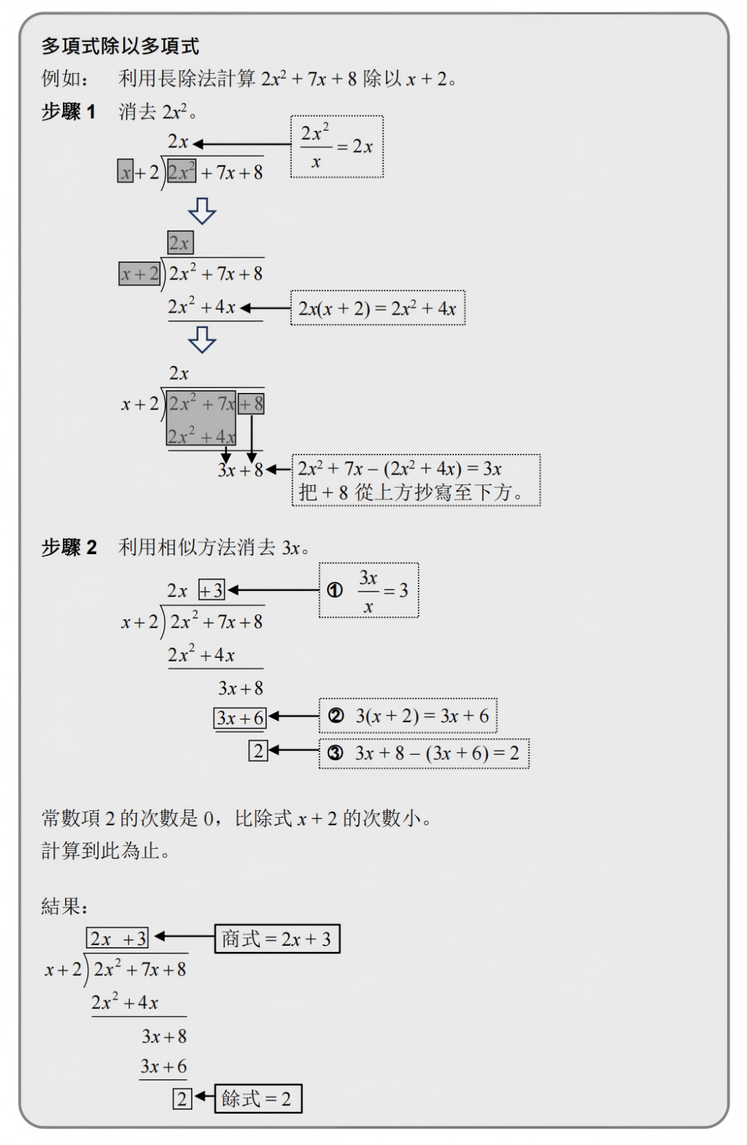内地不考 DSE数学却考的余式定理与因式定理详解！