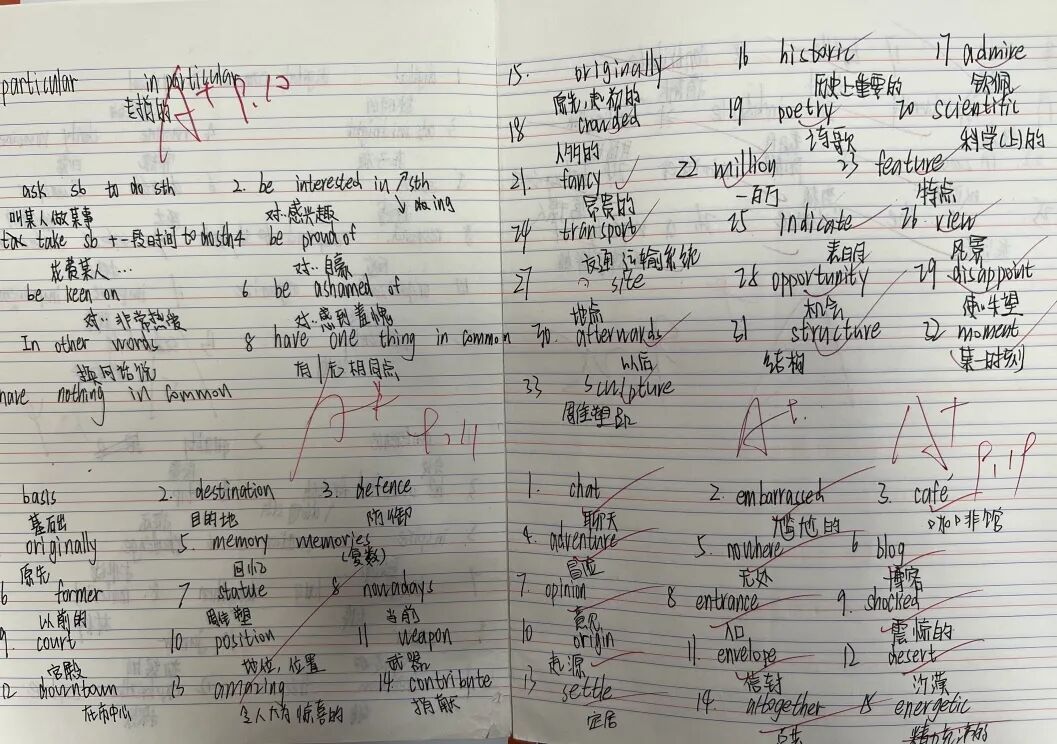 笔墨生辉处 学风正当时|上机构雅学校2025学年第一学期教案检查及作业评比