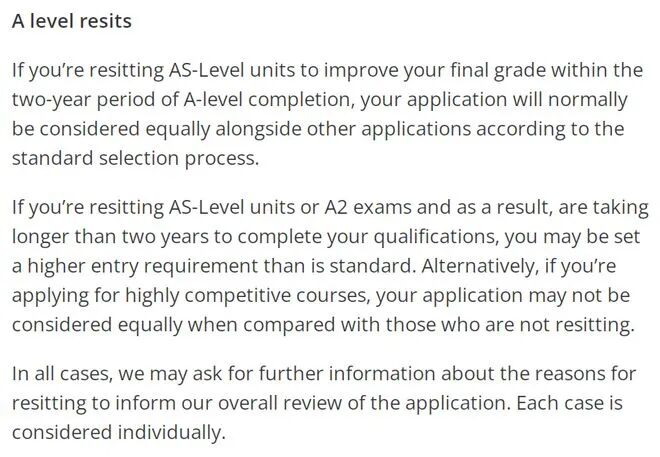 A-Level重考对英国大学申请有影响吗？