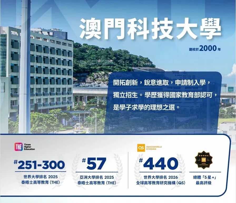 澳门申博必备！超全盘点澳门TOP5院校博士项目、申请时间、条件和材料！距离澳大第一轮申博截止还有15天！