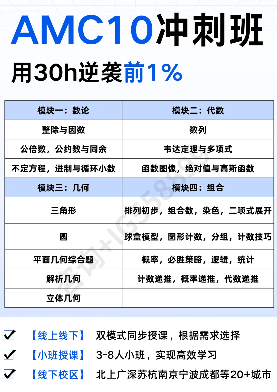 AMC10倒计时 冲刺阶段应该避开哪些误区？附AMC10冲刺课程