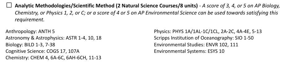 UCSD选学院终极指南 | 一篇看懂八大学院GE要求，找到最适合你的那一所！