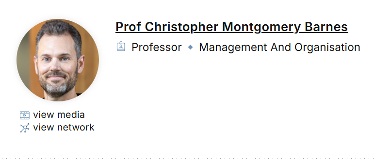 新加坡国立大学全奖博士项目（Christopher Montgomery Barnes教授）