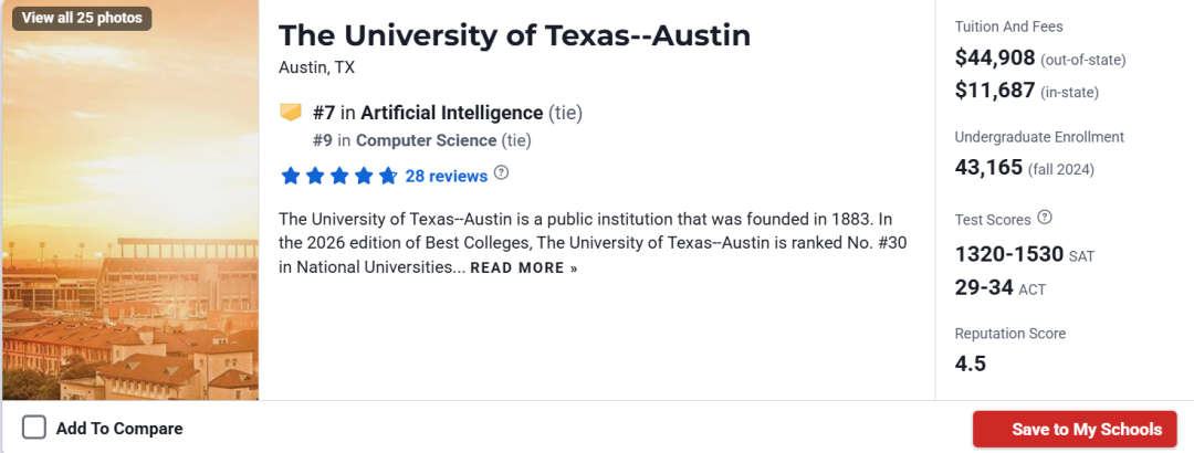 重磅发布!2026U.S.News美本AI专业排名深度解析:霸榜、黑马与未来十年的风向标! 重磅发布!2026U.S.News美本AI专业排名深度解析:霸榜、黑马与未来十年的风向标!