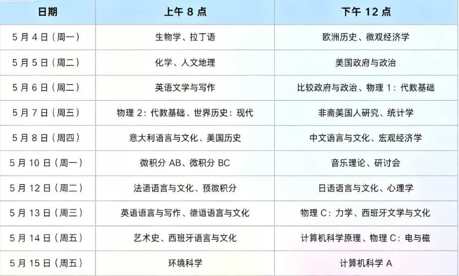 2026 大陆 AP 报名开启！重磅：社会考生通道首次开放