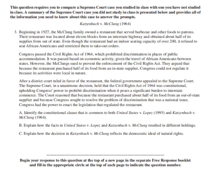 AP美国政府与政治各章节重点 AP美国政府与政治各章节重点