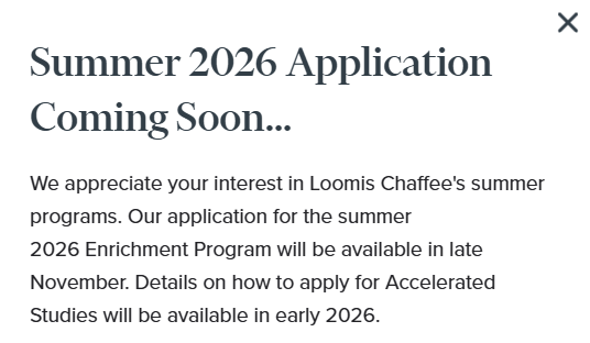 美国顶尖私校2026年夏校申请开放时间整理 美国顶尖私校2026年夏校申请开放时间整理
