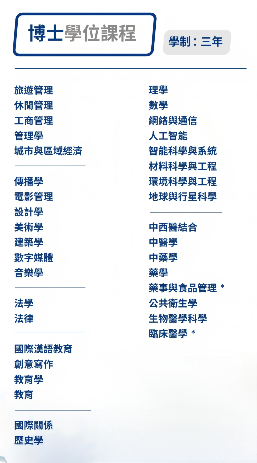 澳门科技大学26fall硕博申请全攻略：招生课程+申请要求一篇说清！