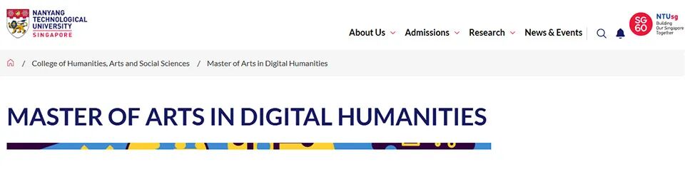 企业AI、数字人文、医学AI…南洋理工大学26Fall又双叒叕有新专业！