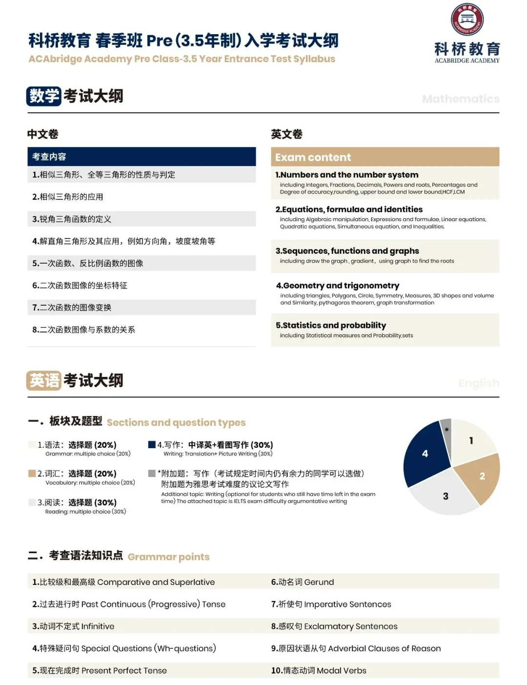 10月26日丨科桥开放日暨2026学年预录取考试通知
