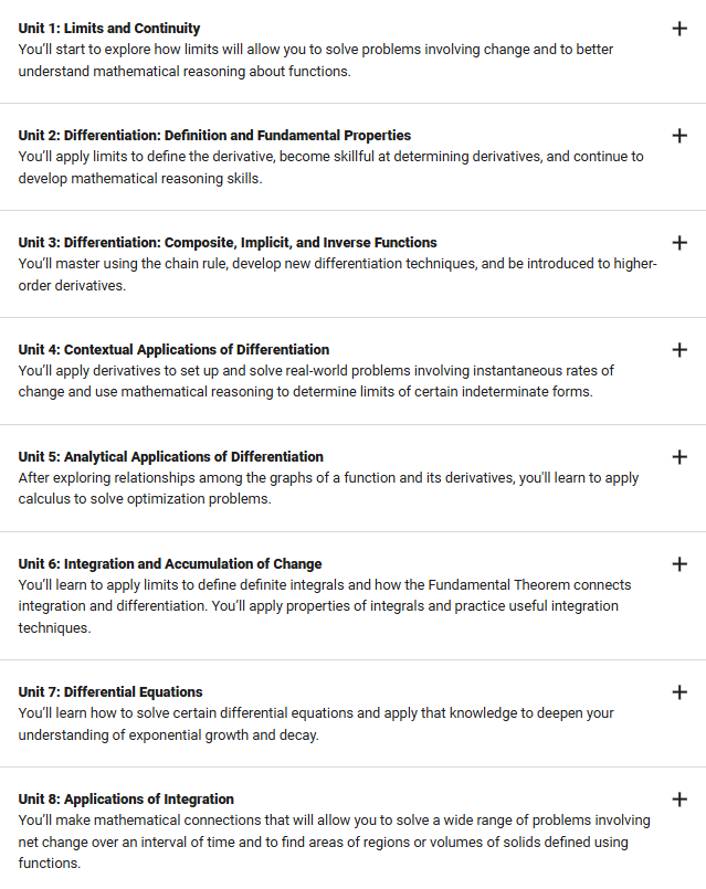 AP微积分AB/BC备考:二者区别在哪?关联性有多大?补习课程该如何选择? AP微积分AB/BC备考:二者区别在哪?关联性有多大?补习课程该如何选择?