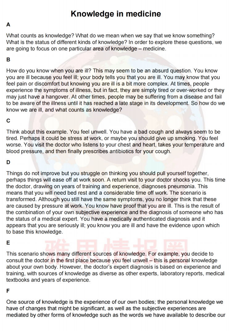 11月1日雅思考题回忆+阅读原文汇总 11月1日雅思考题回忆+阅读原文汇总