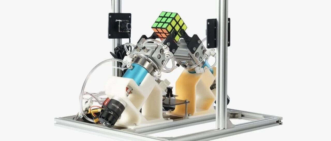 中学科研课题推荐!机器人类|基于 STM32 的双臂解魔方机器人