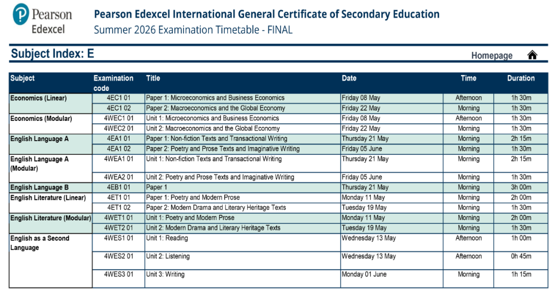 更新！2025年夏季IG&Alevel大考时间表全部出来了！