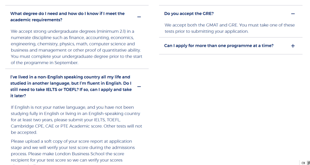 LBS三大商科硕士MFA/MIM/MAM怎么选？
