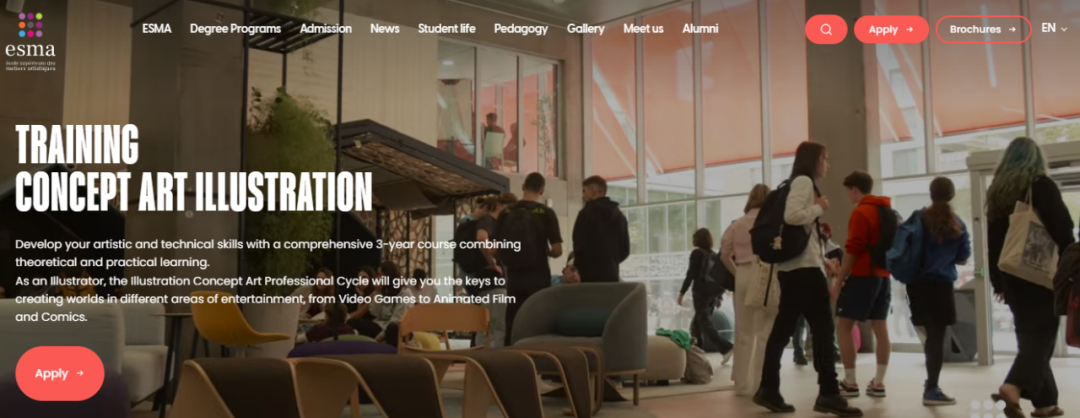 ESMA法国工艺美术学院：3年制本科概念艺术插画 - RNCP 6级 / 蒙彼利埃校区