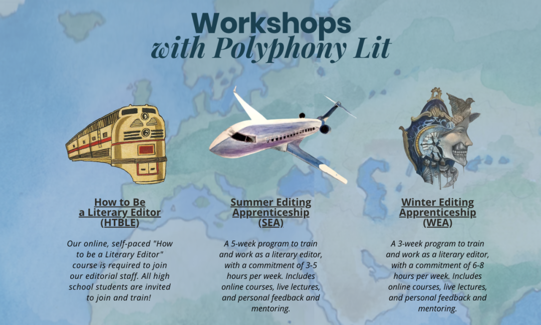 Polyphony Lit全球高中生在线文学平台!创意写作、海报设计投稿中! Polyphony Lit全球高中生在线文学平台!创意写作、海报设计投稿中!