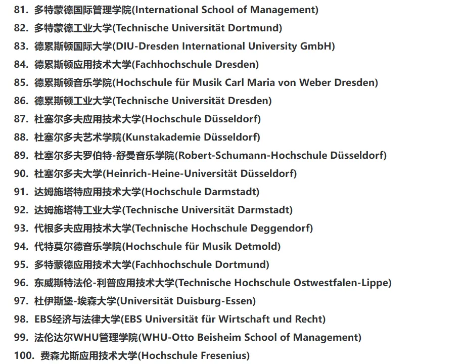 德国留学 | 283所教育部认可的德国院校名单（2025更新版）一段被“承认”的人生旅程