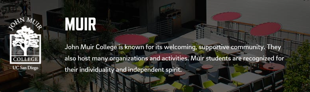 美本申请最新资讯 | 一篇让你对UCSD“八大学院”了如指掌! 美本申请最新资讯 | 一篇让你对UCSD“八大学院”了如指掌!